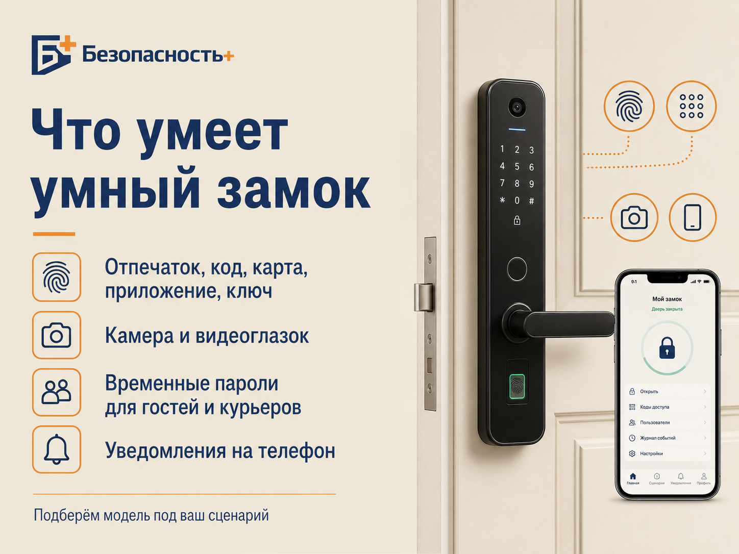 Функции умного замка